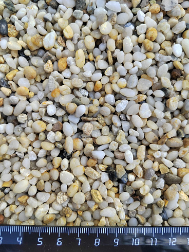 фото Галька крымская жемчужная фр. 3-5 мм. купить в Кемерово  в интернет-портале КАМЕНЬ КЛУБ