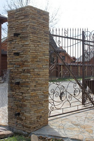 Kamenclub.ru: Песчаник (хворост) art PSG-5-06  купить в Кемерово    1 900 руб/кв.м   фото КАМЕНЬ КЛУБ