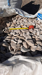 Галька каспийская фр. 40-70 мм.  купить в Кемерово фото Камень Клуб