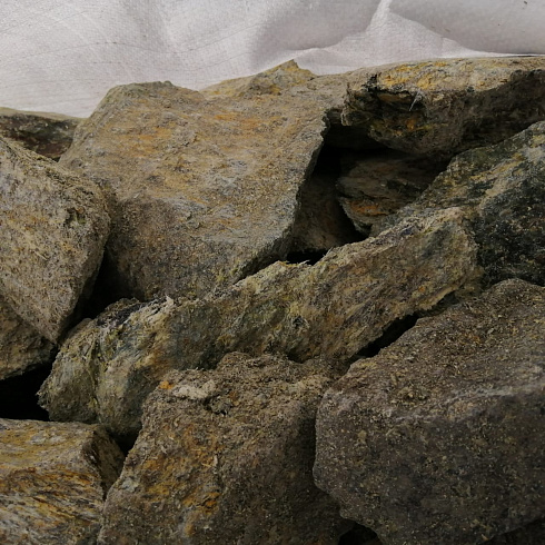 фото Змеевик салатовый  (фр. 70-100 мм)  купить в Кемерово в интернет-портале КАМЕНЬ КЛУБ