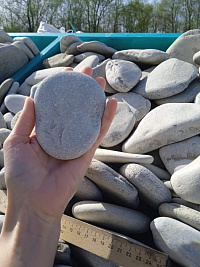 Галька черноморская фр. 100-150 мм.  купить в Кемерово фото Камень Клуб