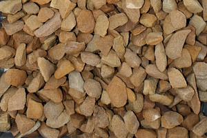 Kamenclub.ru: Щебень крошка желтый (песчаник) фр. 20-40 мм.  купить в Кемерово песчаник бежевый рыжий каменная крошка песчаника 9500 руб/т   фото КАМЕНЬ КЛУБ