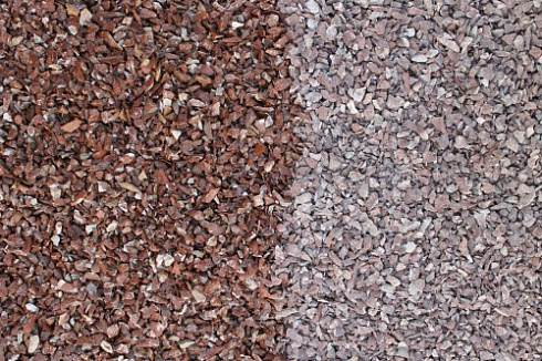 Kamenclub.ru: Мраморная крошка (щебень крошка розовый) фр. 5-10 мм.  купить в Кемерово мрамор розовый, красный щебень колотый ландшафтный декоративный  11000 руб/т   фото КАМЕНЬ КЛУБ