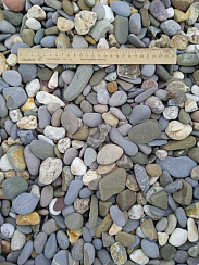 Галька Крымский берег МИКС фр. 20-40 мм.  купить в Кемерово фото Камень Клуб