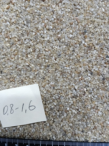 Кварцевый песок для пескоструйных работ фр. 0,8-1,6 мм.  купить в Кемерово фото Камень Клуб