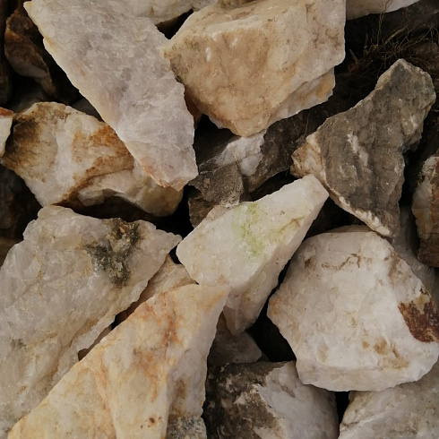 фото Кварц ( фр. 70-100 мм)  купить в Кемерово в интернет-портале КАМЕНЬ КЛУБ