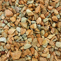 Kamenclub.ru: Щебень крошка желтый (ЗЛАТОЛИТ) фр. 40-70 мм.  купить в Кемерово златолит мрамор бежевый, золотистый, желтый декоративный щебень  12000 руб/т   фото КАМЕНЬ КЛУБ