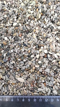 Галька черноморская фр. 3-5 мм.  купить в Кемерово фото Камень Клуб