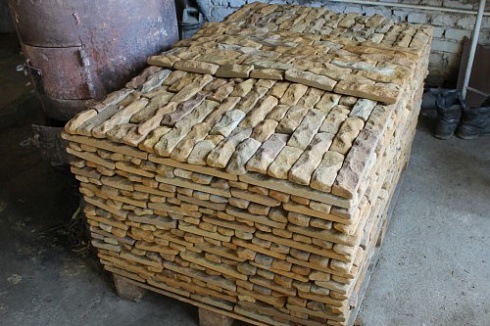 Kamenclub.ru: Песчаник (плитка) art PSG-5-02  купить в Кемерово    2400 руб/кв.м   фото КАМЕНЬ КЛУБ