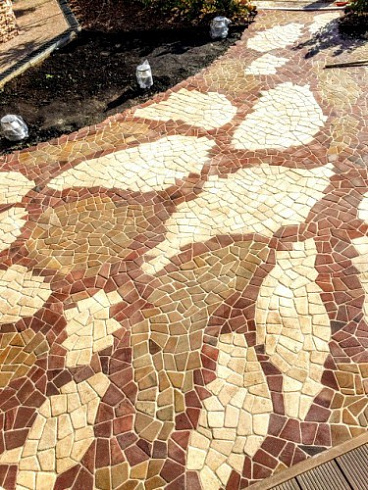 Kamenclub.ru: Песчаник брусчатка (Готика) art PSK-L-01  купить в Кемерово    2600 руб/кв.м    фото КАМЕНЬ КЛУБ