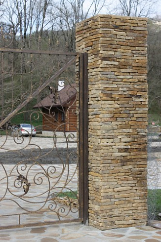 Kamenclub.ru: Песчаник (хворост) art PSG-5-06  купить в Кемерово    1 900 руб/кв.м   фото КАМЕНЬ КЛУБ