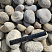 Kamenclub.ru: Галька речная окат (серо-белая) фр. 70-120 мм купить  в Кемерово галька галечник бело-серая, серо-белая, серая, белая речная природная галька  8000 руб/т   фото КАМЕНЬ КЛУБ