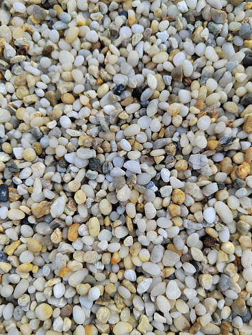 фото Галька крымская жемчужная фр. 3-5 мм. купить в Кемерово  в интернет-портале КАМЕНЬ КЛУБ