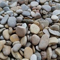 Галька каспийская фр. 3-10 мм.  купить в Кемерово фото Камень Клуб