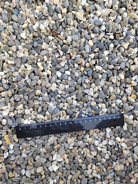 Галька крымская прибрежная фр. 5-10 мм.  купить в Кемерово фото Камень Клуб